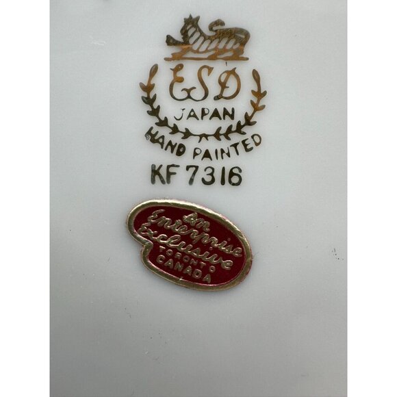 God Bless Our Home Prayer Plate HandPainted ESD Japan Enterprise Exclusiv KF7316 - Picture 11 of 12